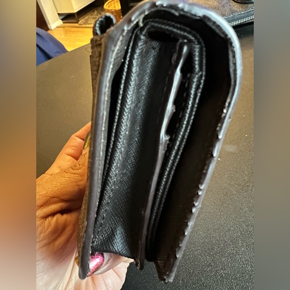 💜💜 BUNDLE for Dottie3121 MK Brown Leather Card Holder & Anne Klein - Picture 6 of 12